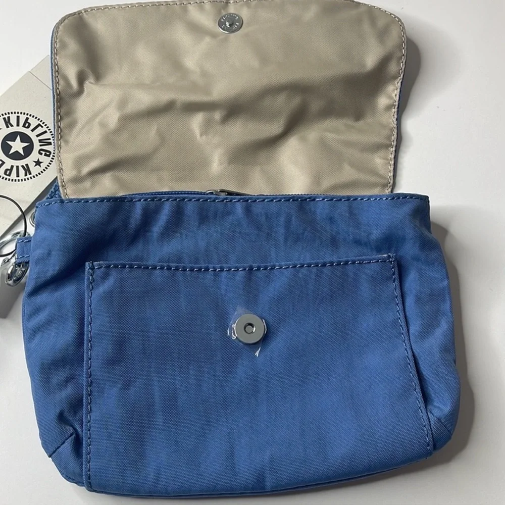 Kipling Selene Wristlet Bag Sleepy Blue
